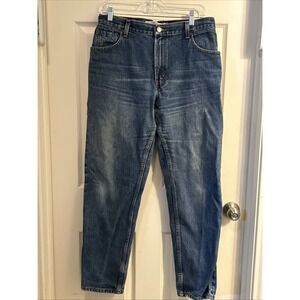 Levis 550 Jeans Women's‎ Size 12 Short Relaxed Tapered Medium Wash